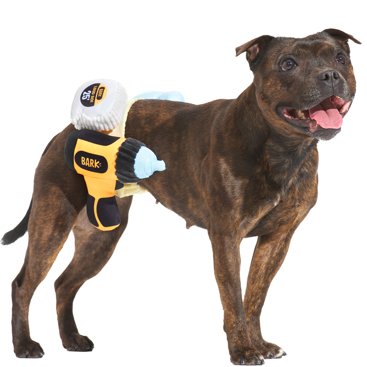 Fixer Pupper Tool Belt Plush Wearable Multi-Part Dog Toy