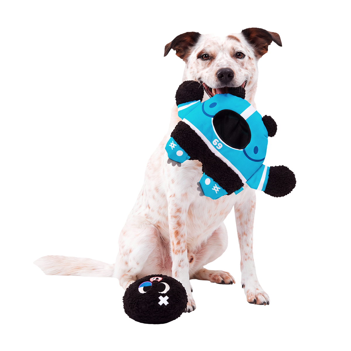 Footmaulers Plush Multi-Part + Enrichment Dog Toy