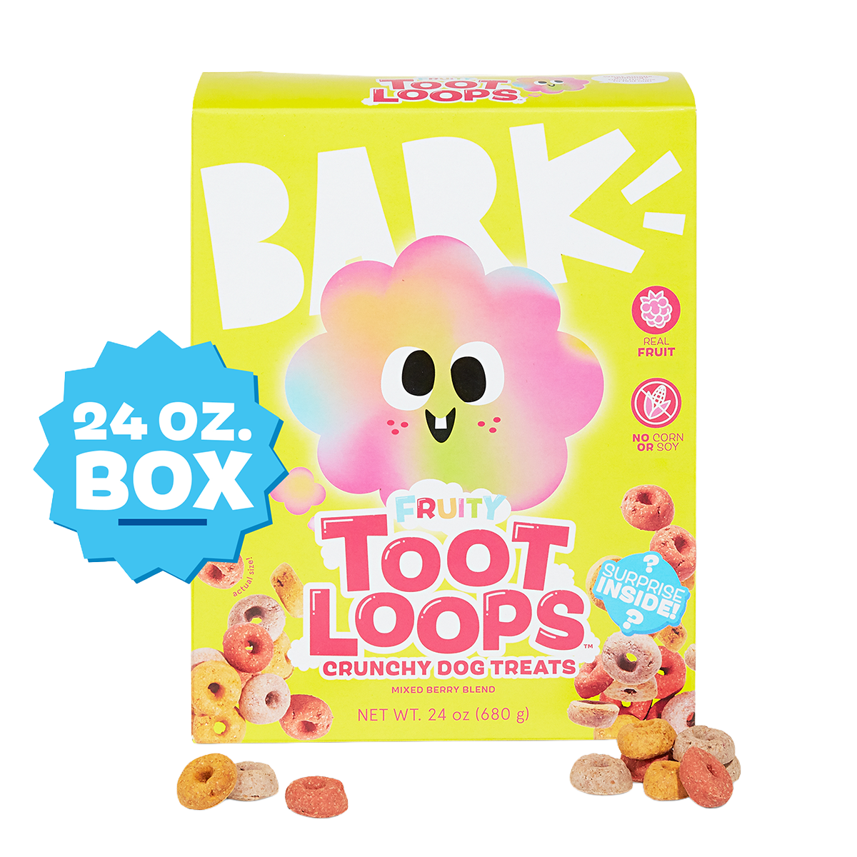 Fruity Toot Loops™ Mixed Berry Crunchy Dog Treats, 24 oz