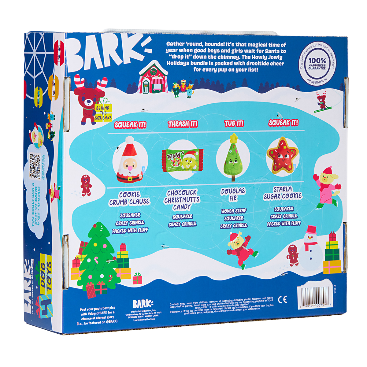 Howly Jowly Holidays Dog Toy Bundle