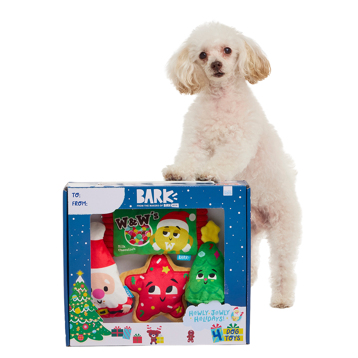 Howly Jowly Holidays Dog Toy Bundle