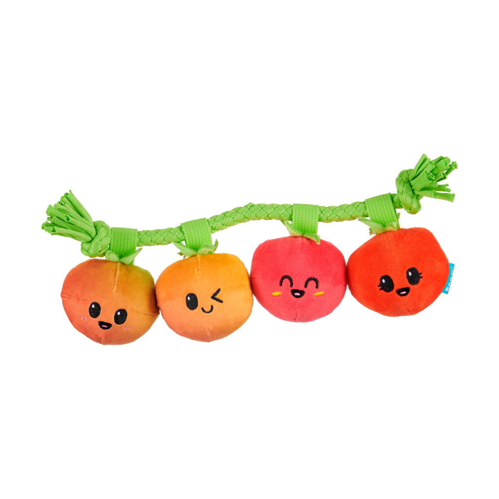 Hairloom Tomatoes Plush Tug Dog Toy – BARK
