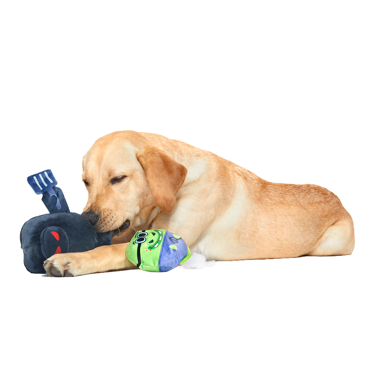 Hash-Slinging Slasher Plush 2-in-1 Dog Toy