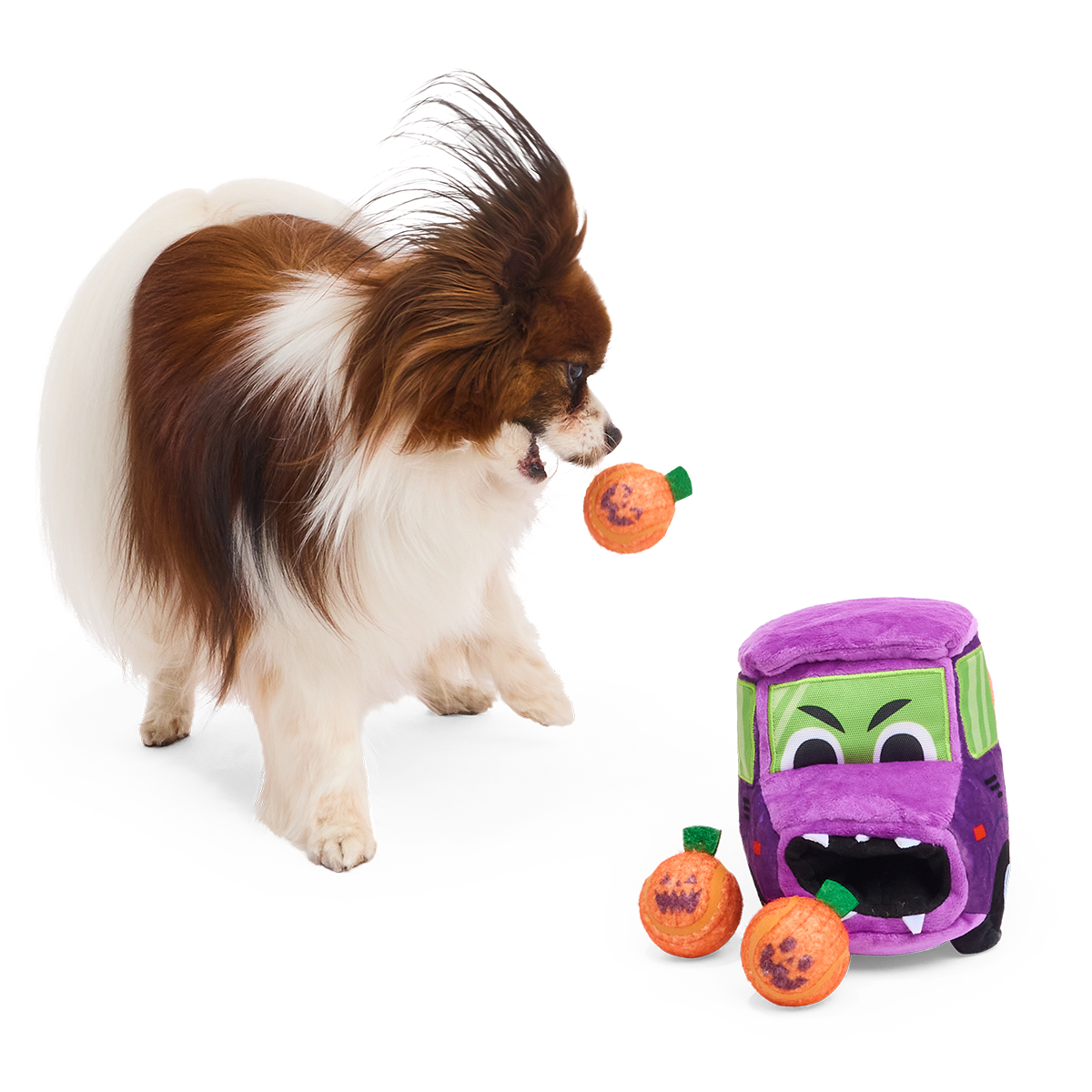 Haunted Howlride Plush Multi-Part + Fetch + Enrichment Dog Toy