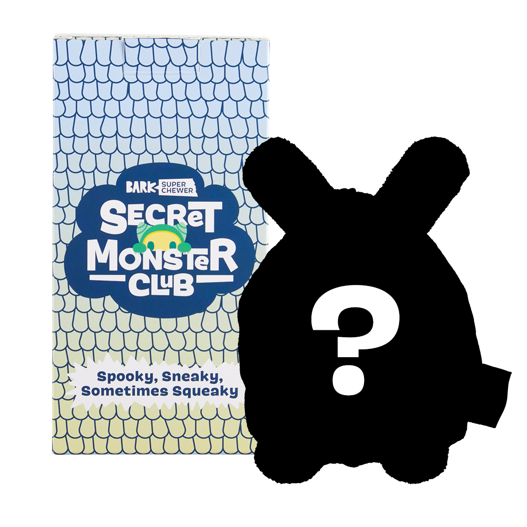 Secret Monster Club, Super Chewer Durable 2-in-1 Rip and Reveal Monthly Dog Toys