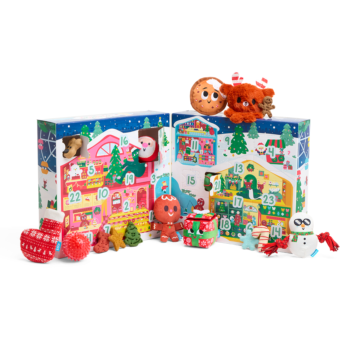 Howly Jowly Holidays Dog Toy & Dog Treat Advent Calendar