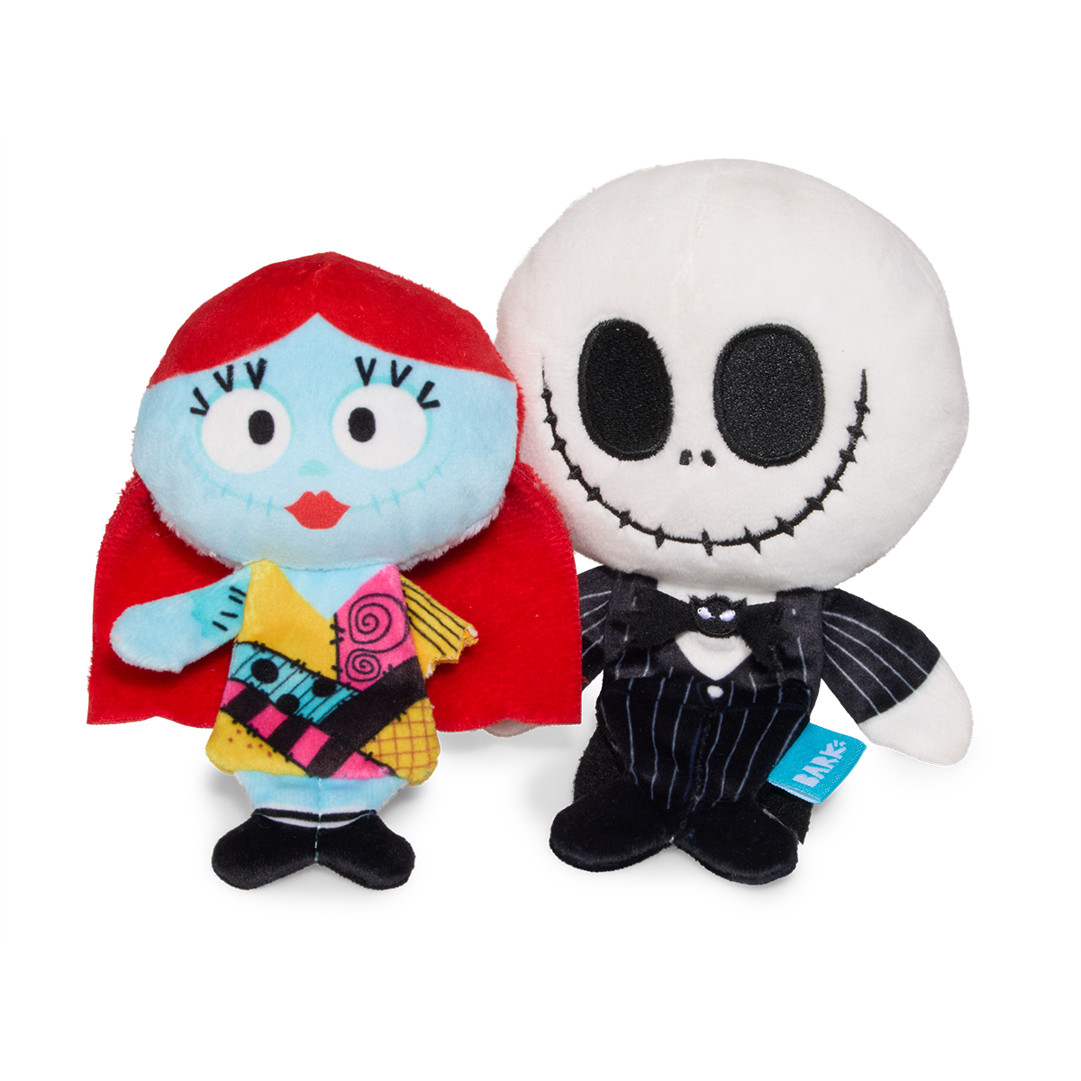 Jack & Sally Furever Plush Multi-Part + Tug Dog Toy