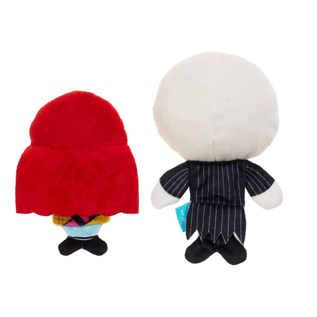 Jack & Sally Furever Plush Multi-Part + Tug Dog Toy