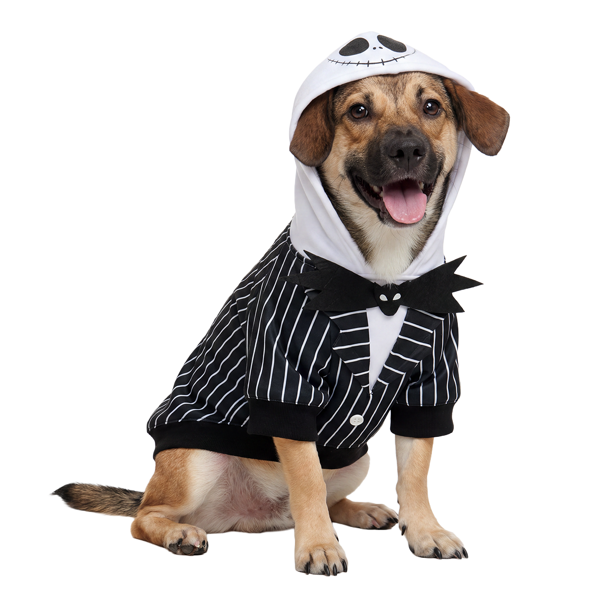 Jack Skellington's Pinstripe Suit Dog Hoodie