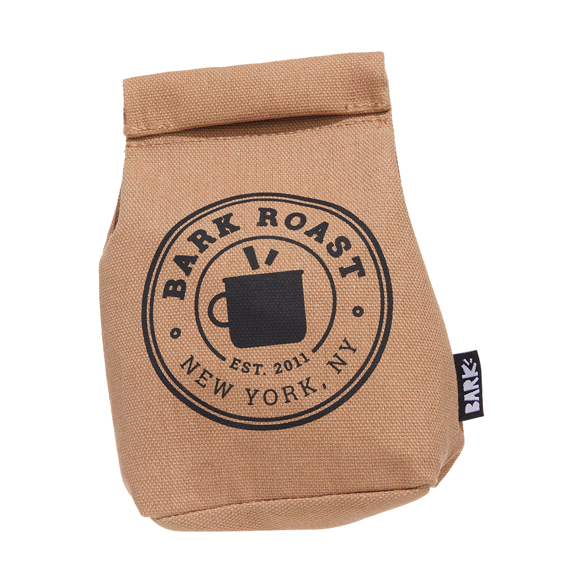 Jitter Pug Coffee Bean Super Chewer Durable 2-in-1 Dog Toy