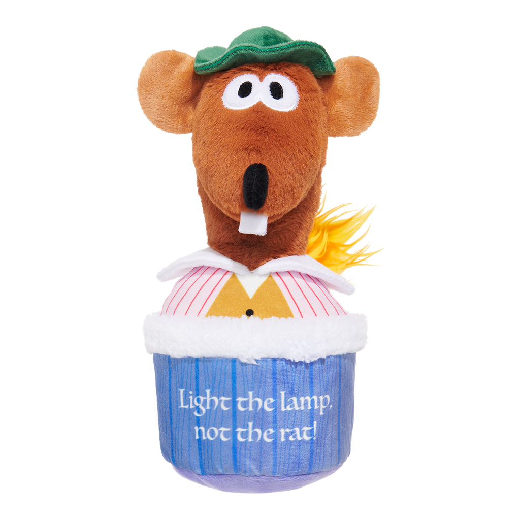Lamplighter Rizzo the Rat Plush Multi-Part + Enrichment Dog Toy – BARK
