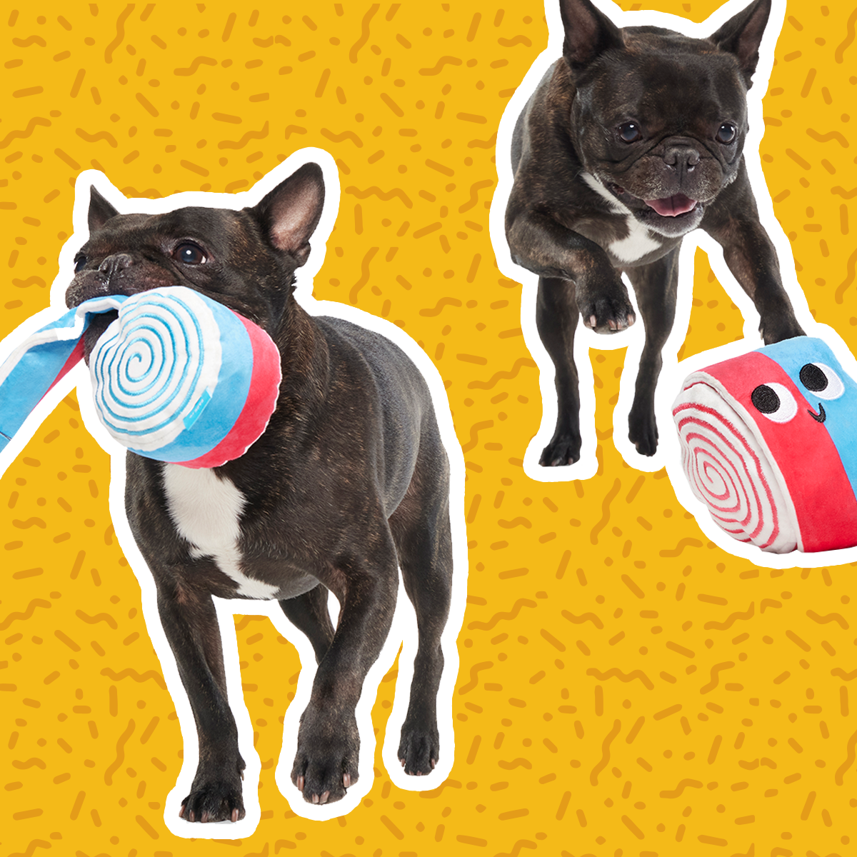 Junk Food Club, Plush Monthly Dog Toys