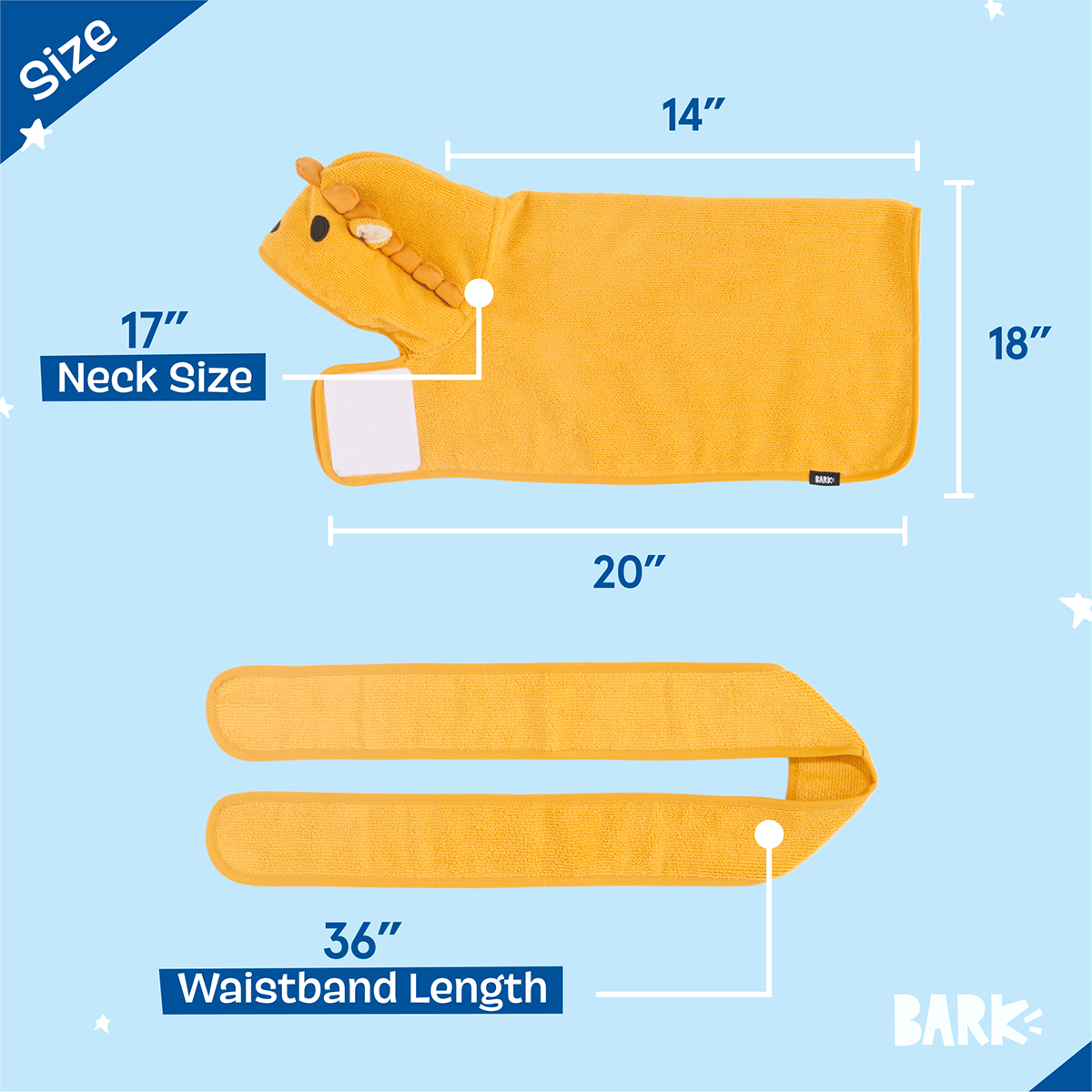 Lion Bark n' Bathe Robe#Size_S