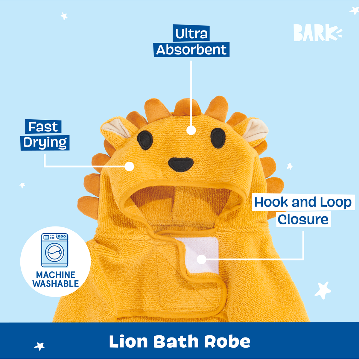 Lion Bark n' Bathe Robe