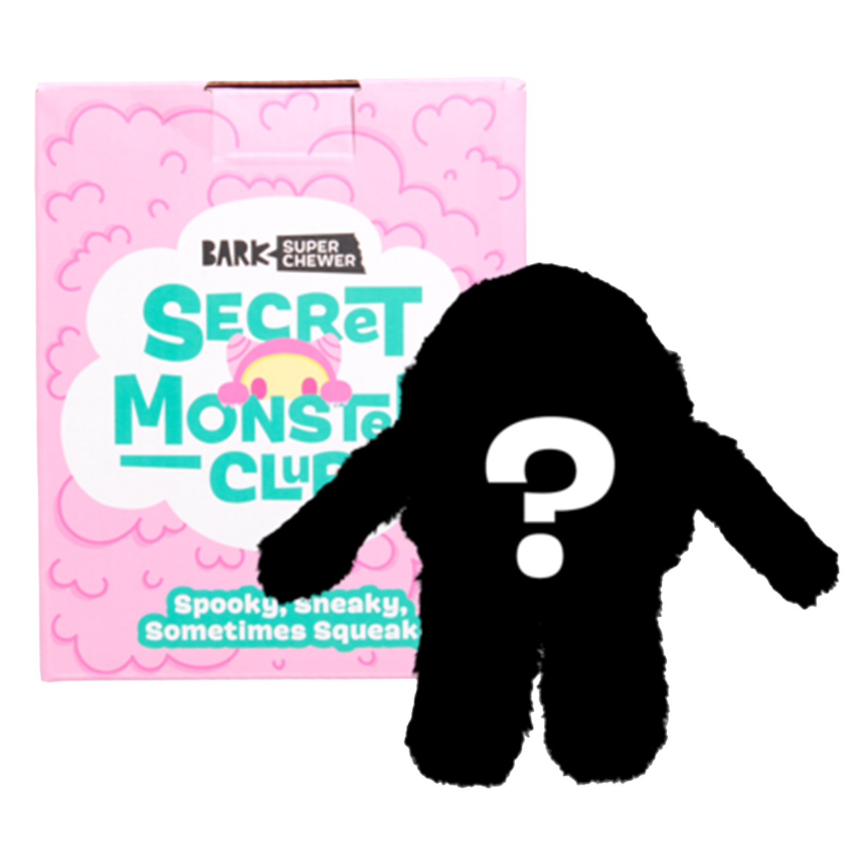 Secret Monster Club, Super Chewer Durable 2-in-1 Rip and Reveal Monthly Dog Toys