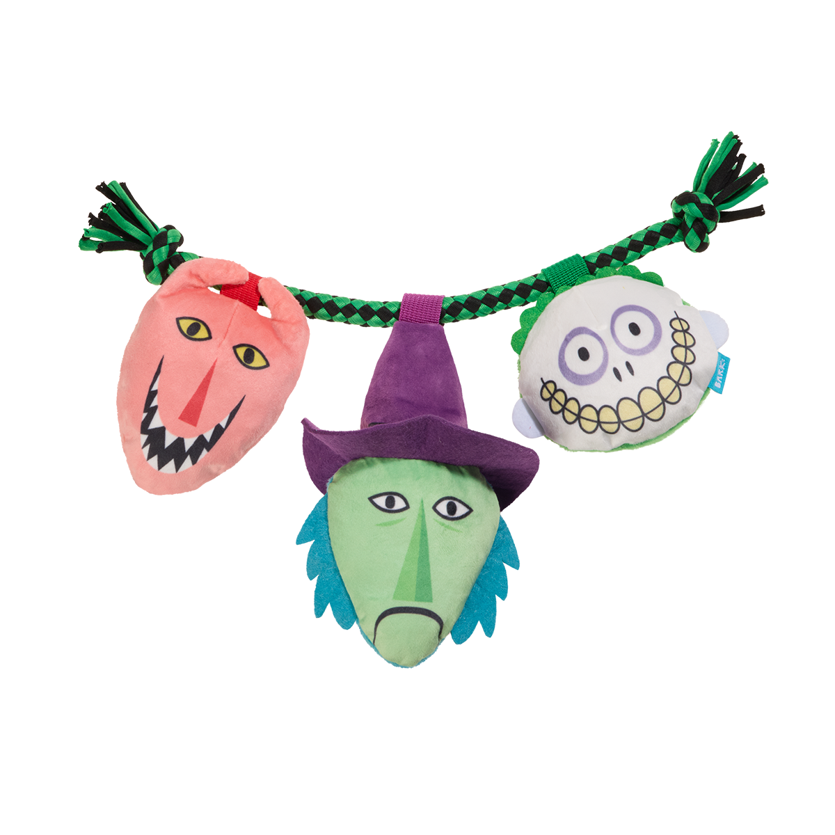 Lock, Shock, and Barrel Buddies Plush Extra-Large + Tug Dog Toy