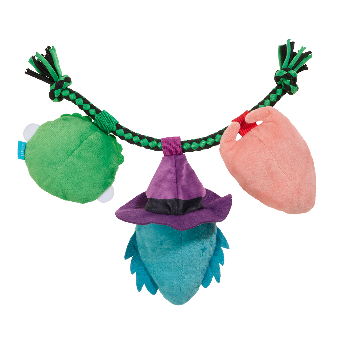 Lock, Shock, and Barrel Buddies Plush Extra-Large + Tug Dog Toy