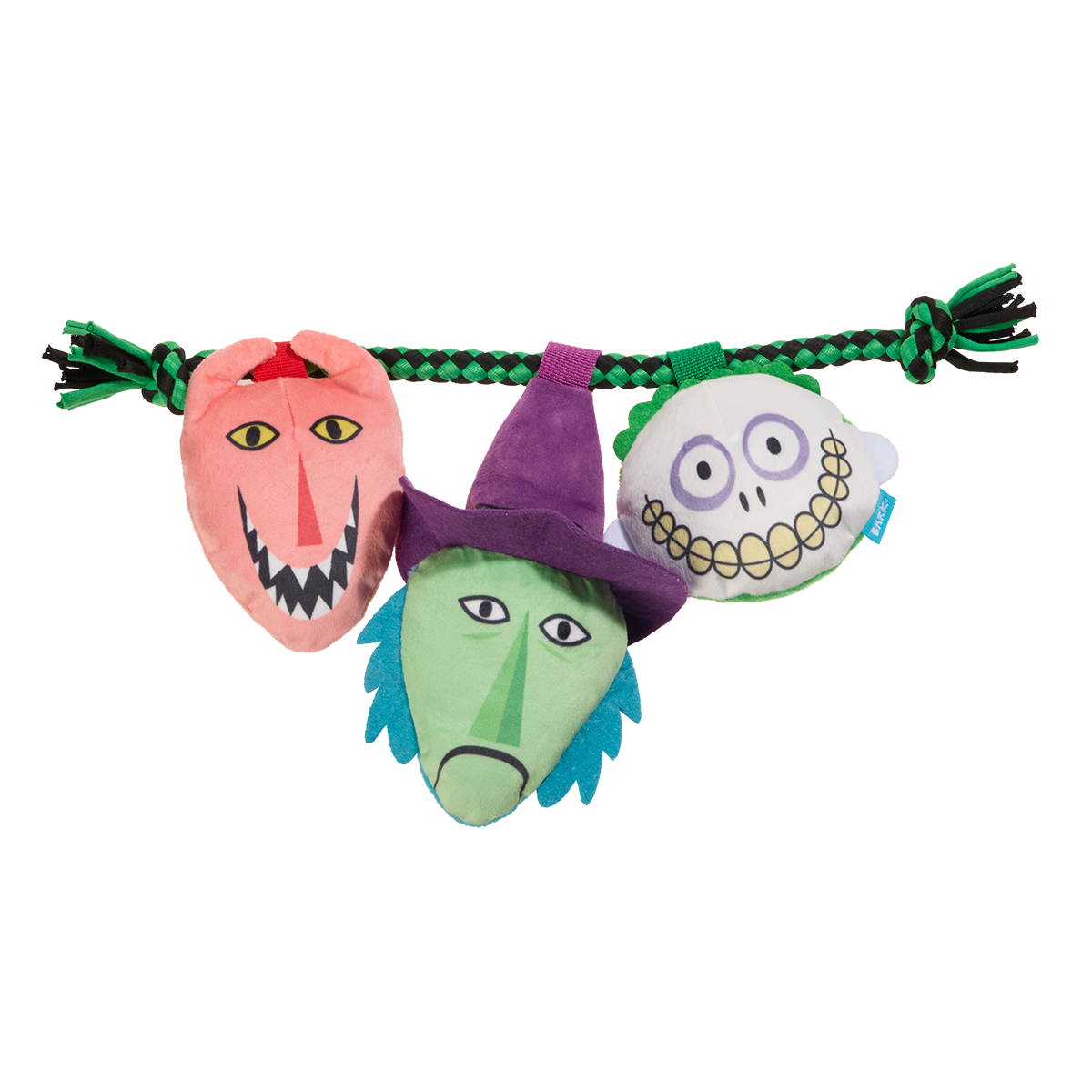 Lock, Shock, and Barrel Buddies Plush Extra-Large + Tug Dog Toy