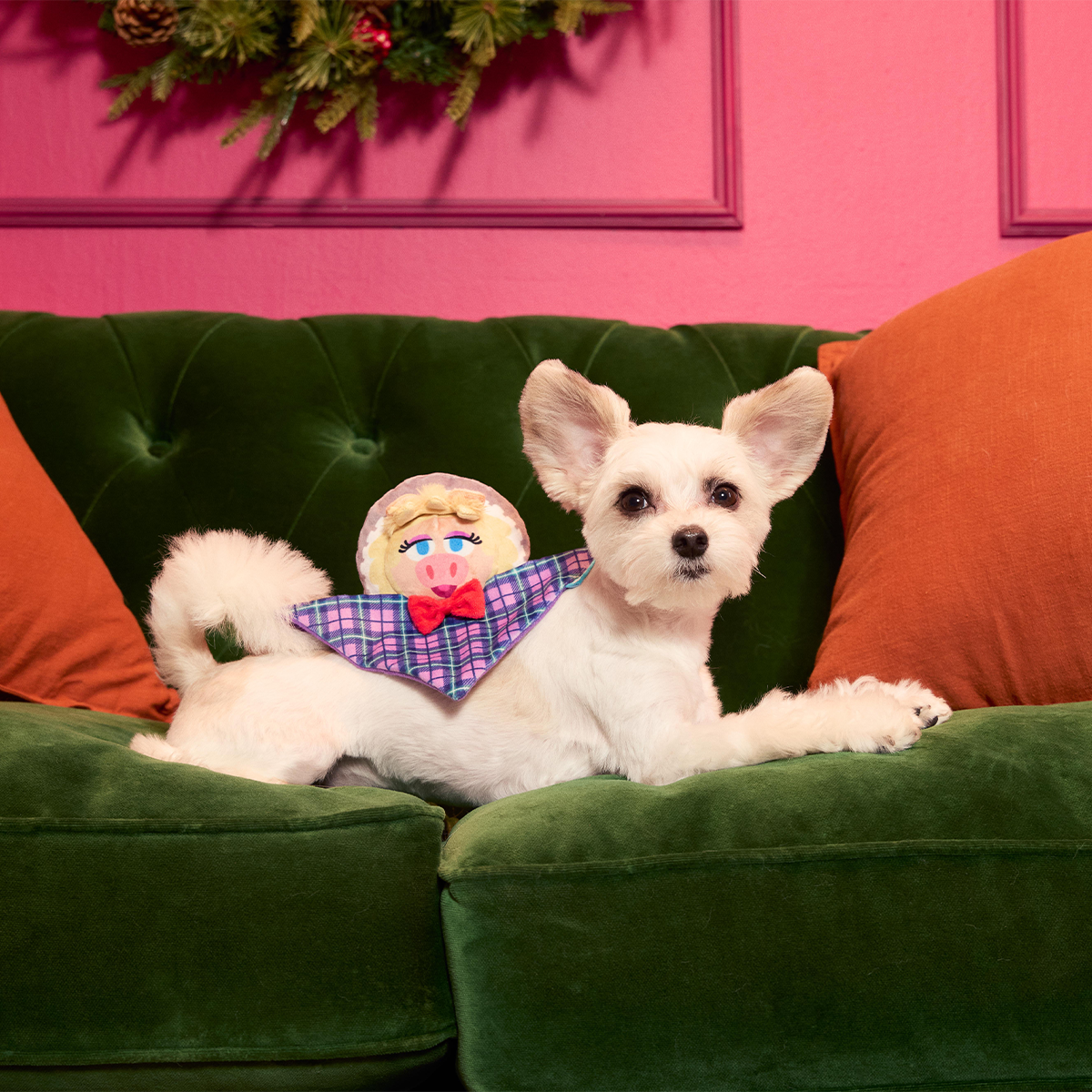 Miss Piggy as “Emily Catch-it” Plush Tug Dog Toy
