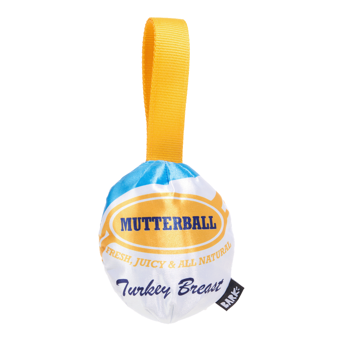 Mutterball Turkey Super Chewer Durable 2-in-1 + Tug + Enrichment Dog Toy
