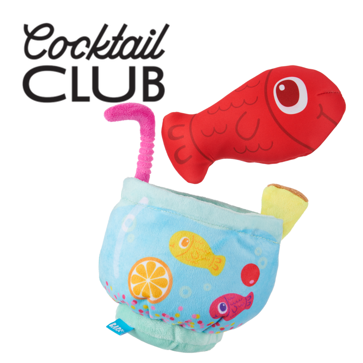 Cocktail Club, Plush Cocktail Monthly Dog Toys