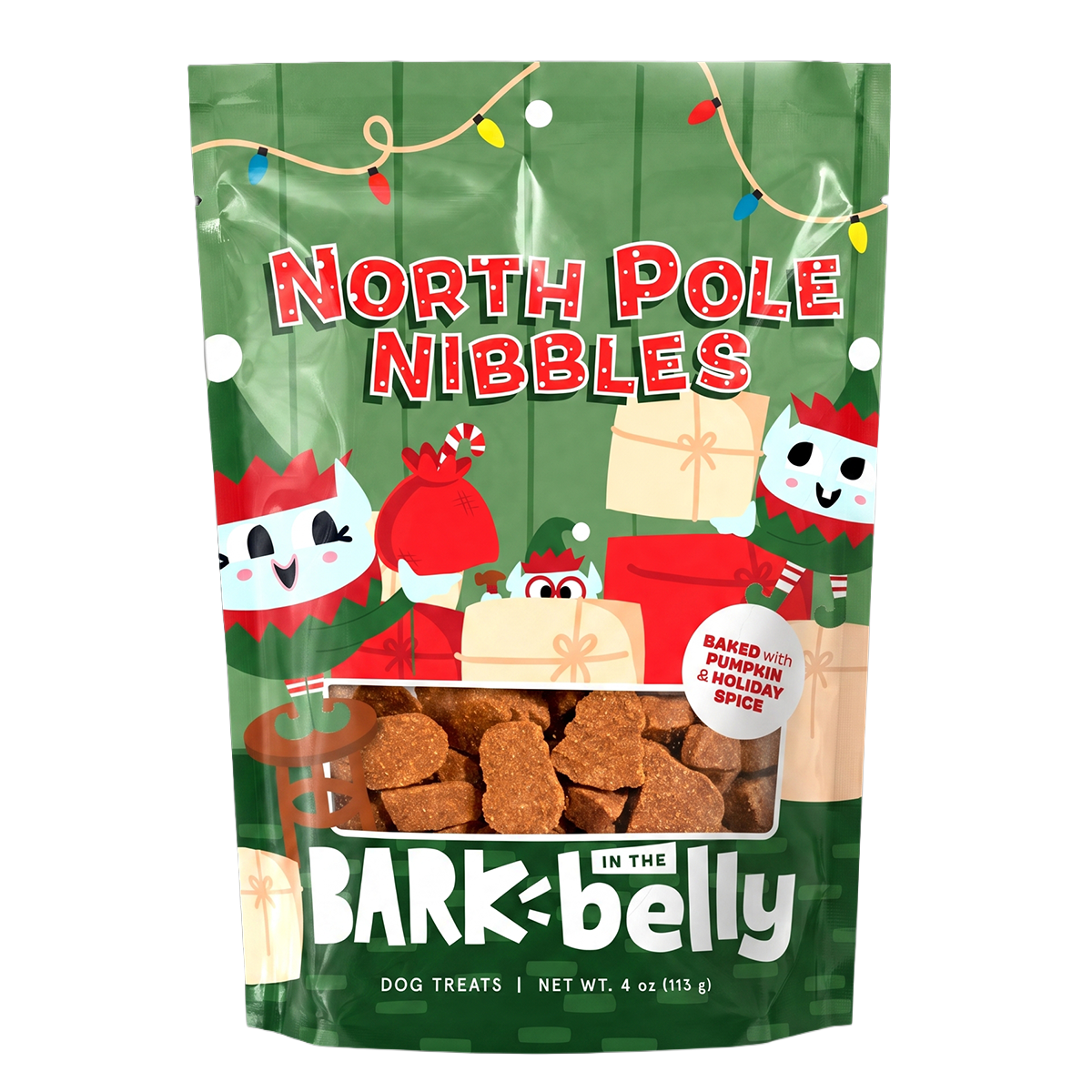 North Pole Nibbles Pumpkin & Holiday Spice Dog Treats