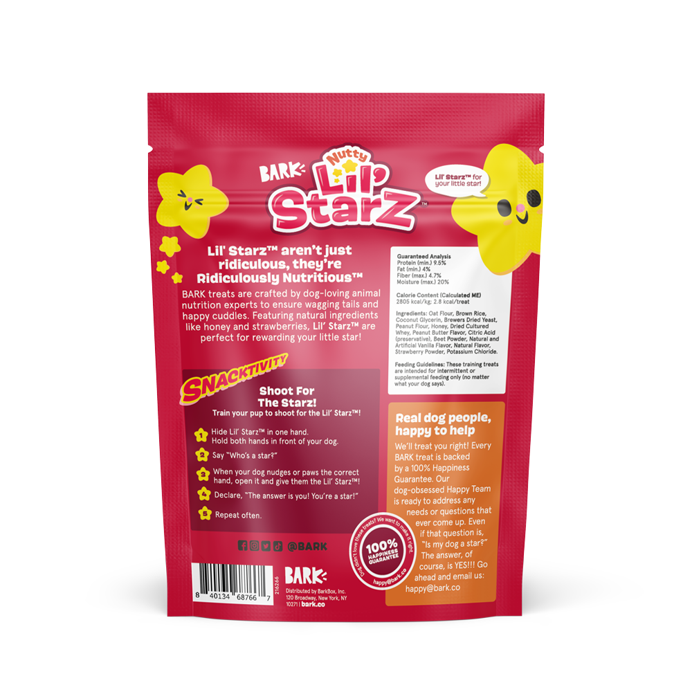 Nutty Lil' Starz Training Treats