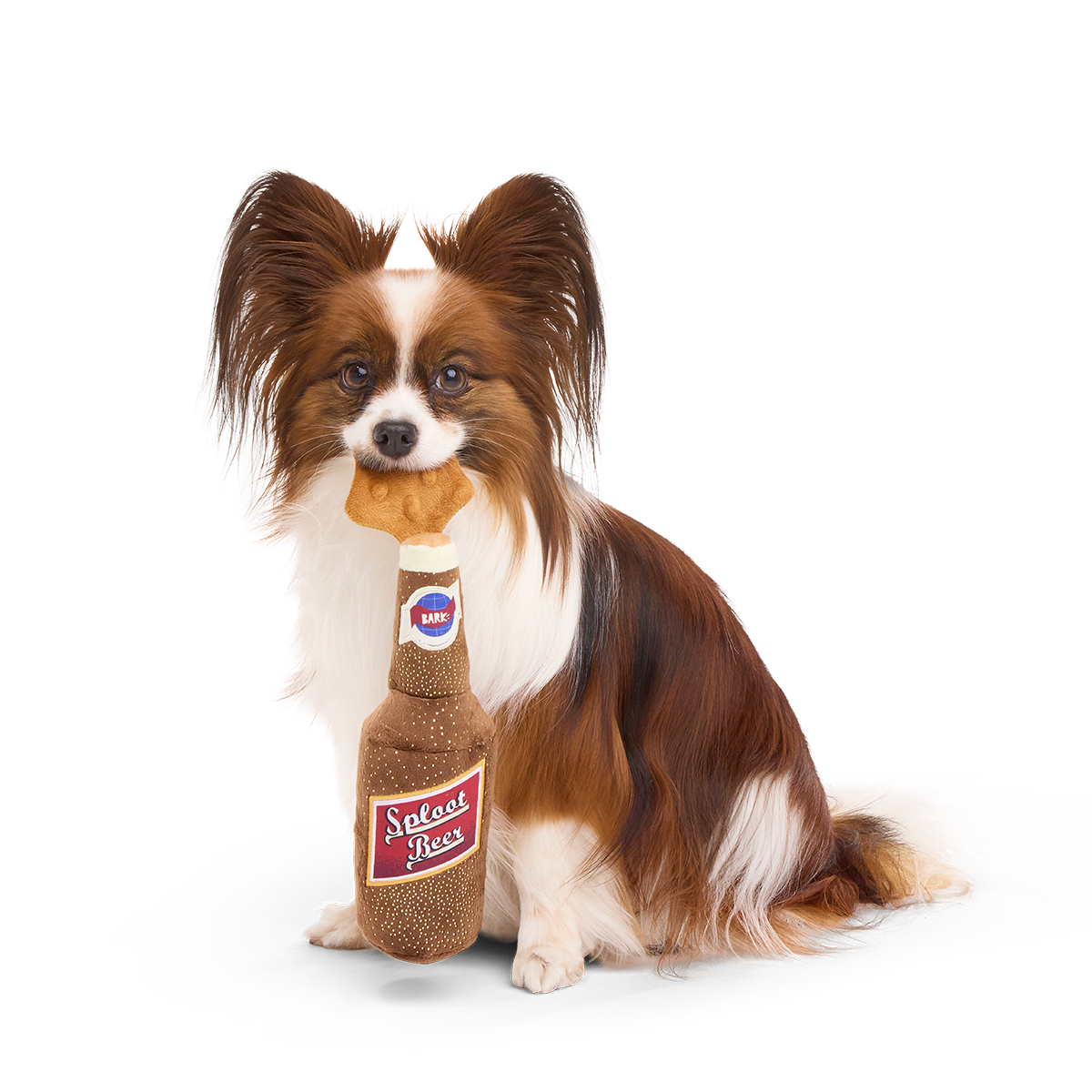 Old Fashioned Sploot Beer Plush Tug Dog Toy