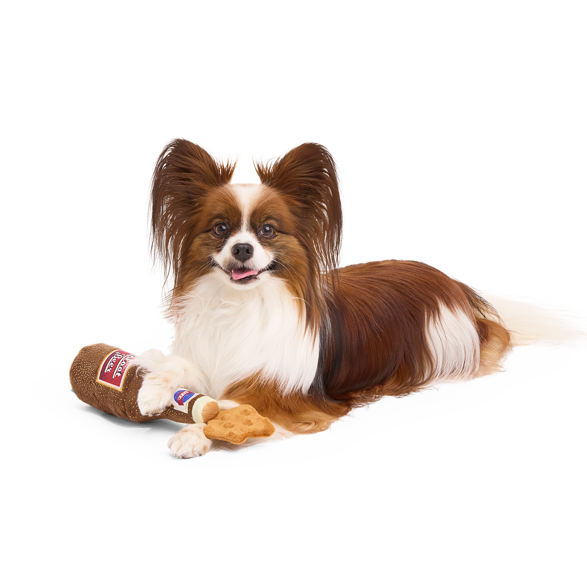 Old Fashioned Sploot Beer Plush Tug Dog Toy