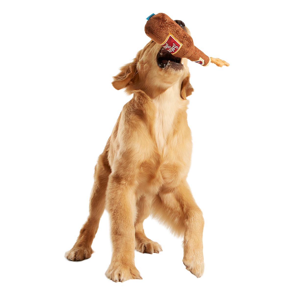 Old Fashioned Sploot Beer Plush Tug Dog Toy