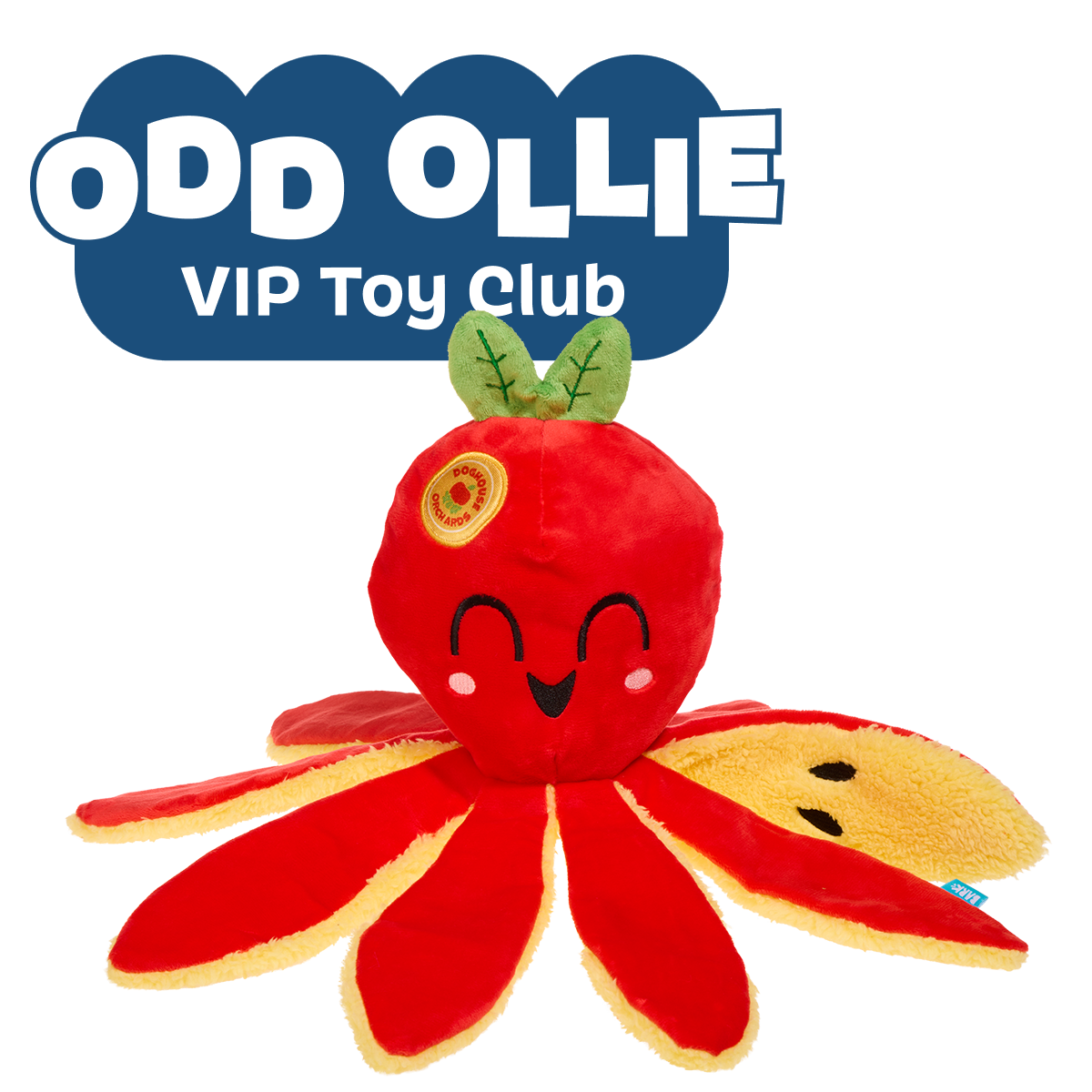Ollie the Octopus Club, Plush Tug Monthly Dog Toys