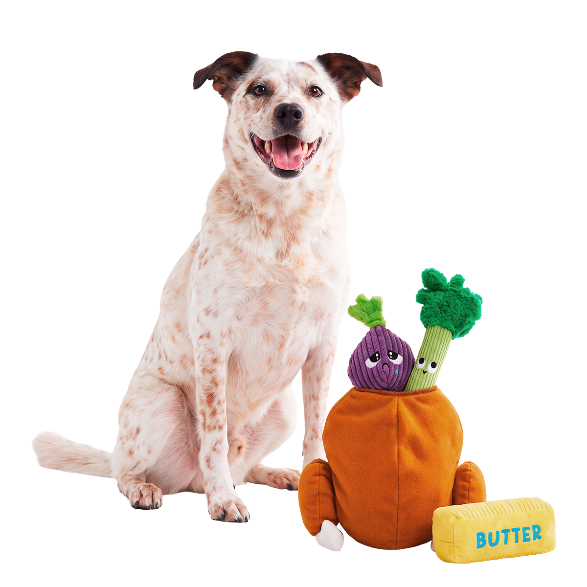 Over-Snuffed Turkey Plush Extra-Large + Multi-Part + Enrichment Dog Toy
