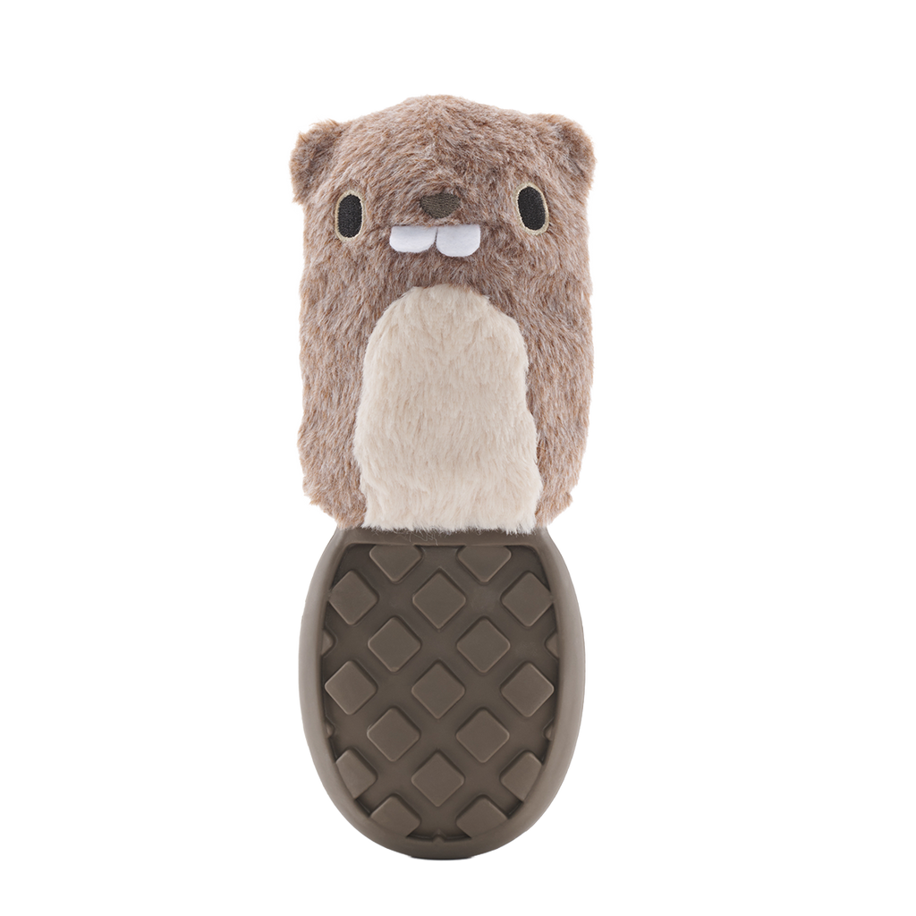 P.B. Beaver Super Chewer Durable 2-in-1 + Enrichment Dog Toy – BARK