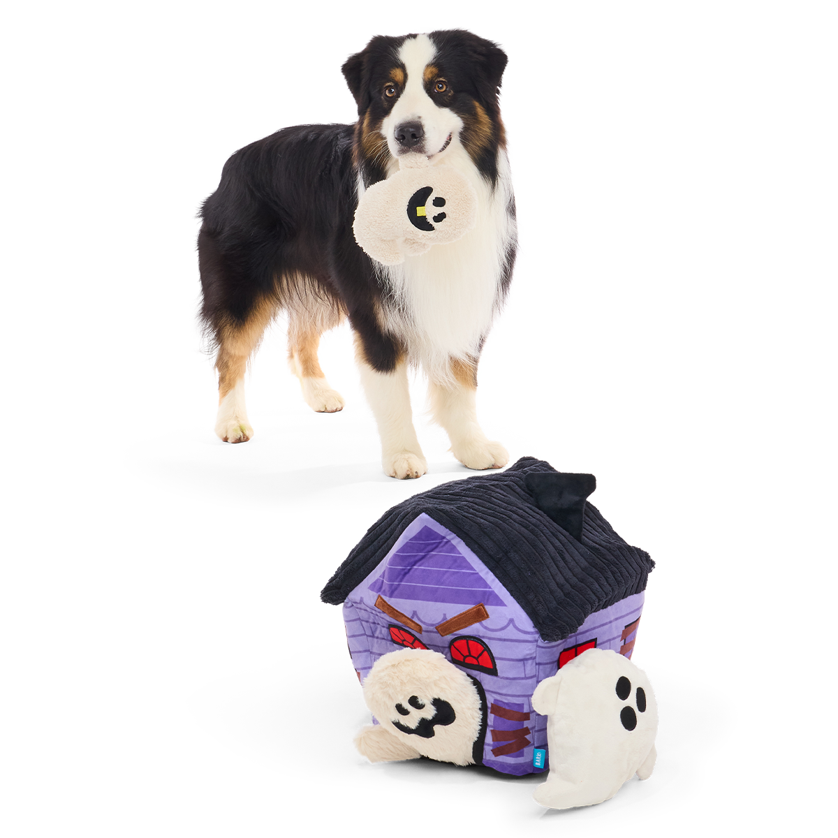 Paranormal Snacktivity Plush Extra-Large + Multi-Part + Enrichment Dog Toy