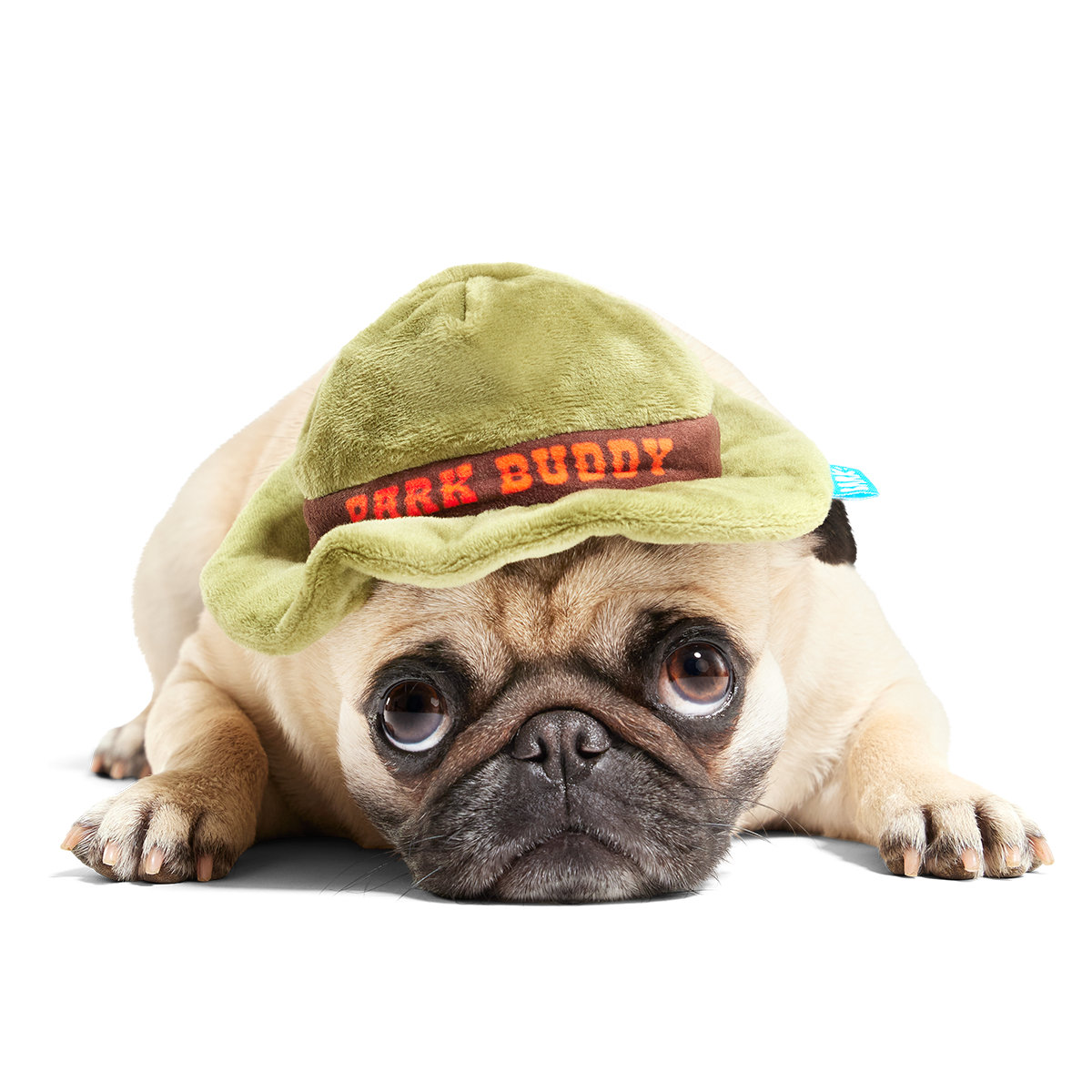 Park Buddy Hat Plush Wearable Dog Toy