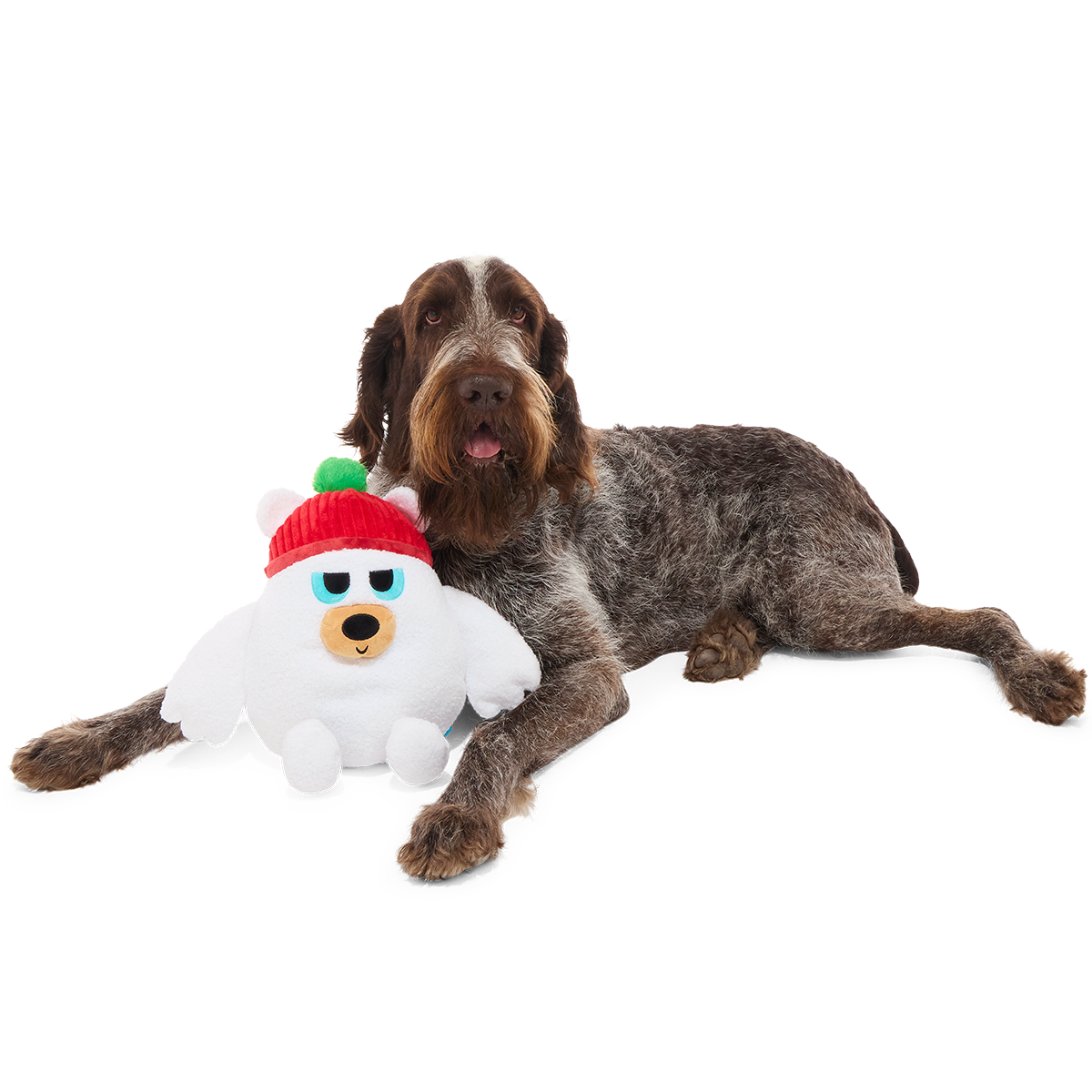 Polar Bear Vortex Plush Extra-Large + 2-in-1 Dog Toy
