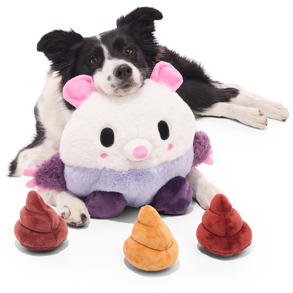 Poopers the Opossum Plush Extra-Large + Multi-Part + Enrichment