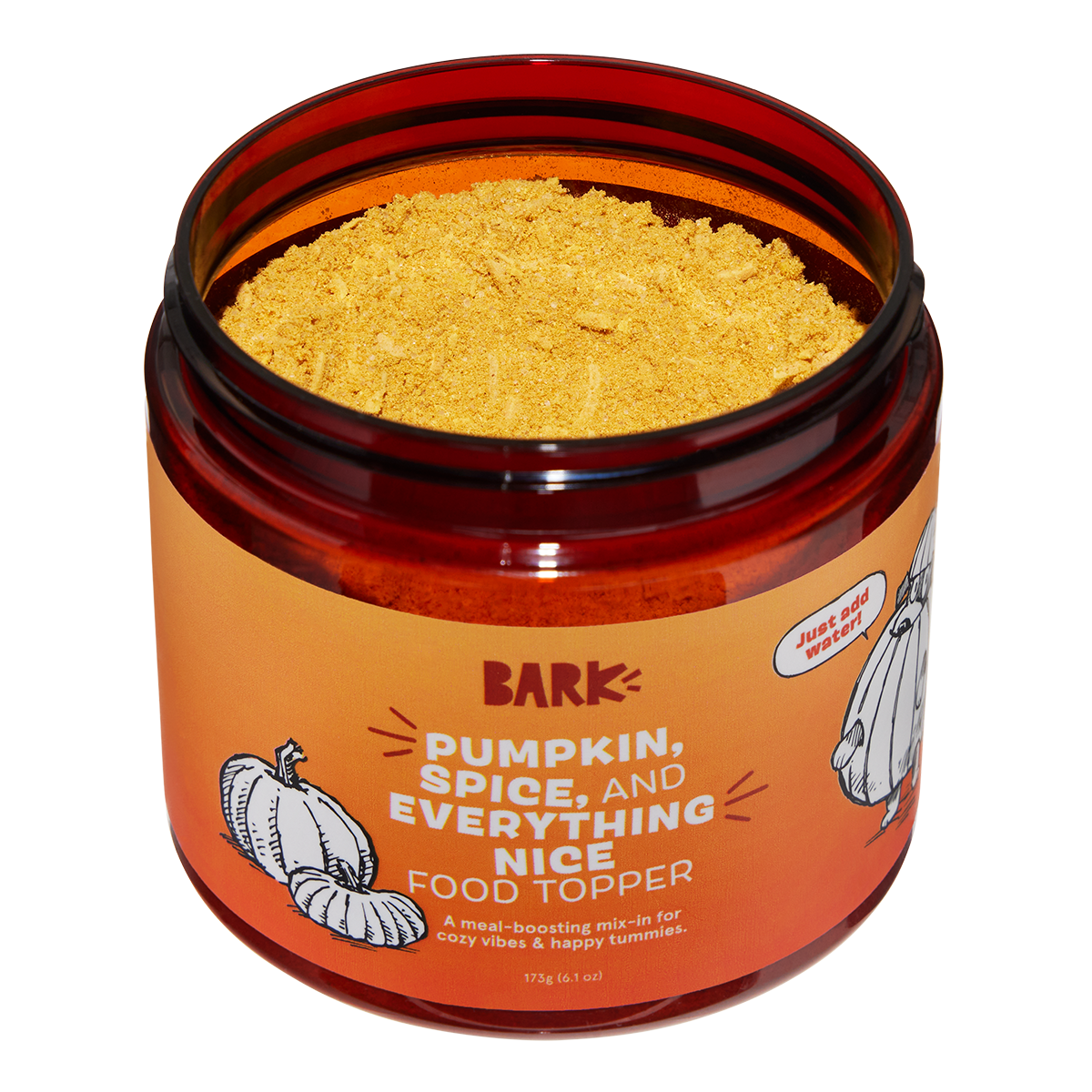 Pumpkin Spice, And Everything Nice Vegetarian Dog Food Meal Topper, 6.1 oz