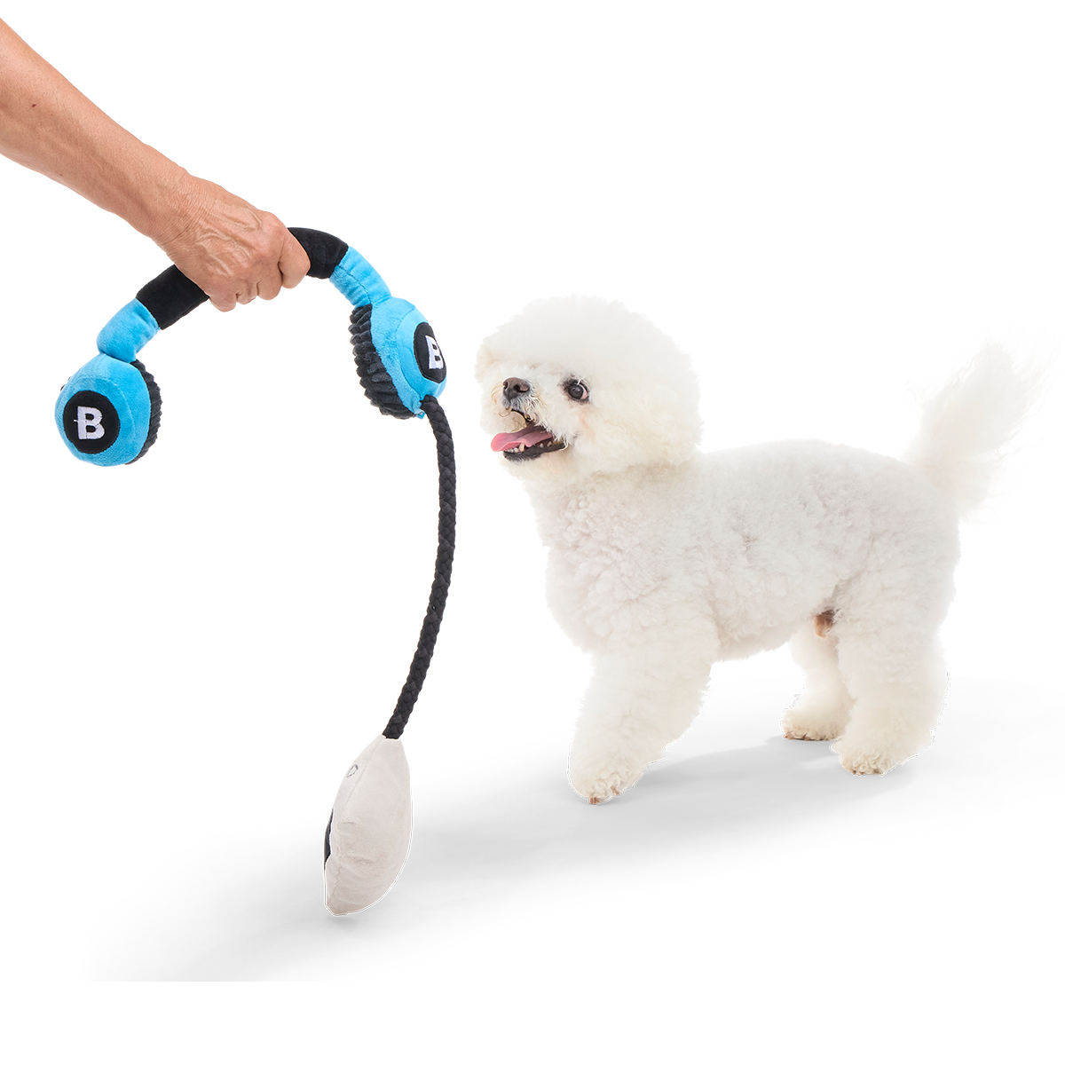 Pup-Up Playlist Plush Tug Dog Toy