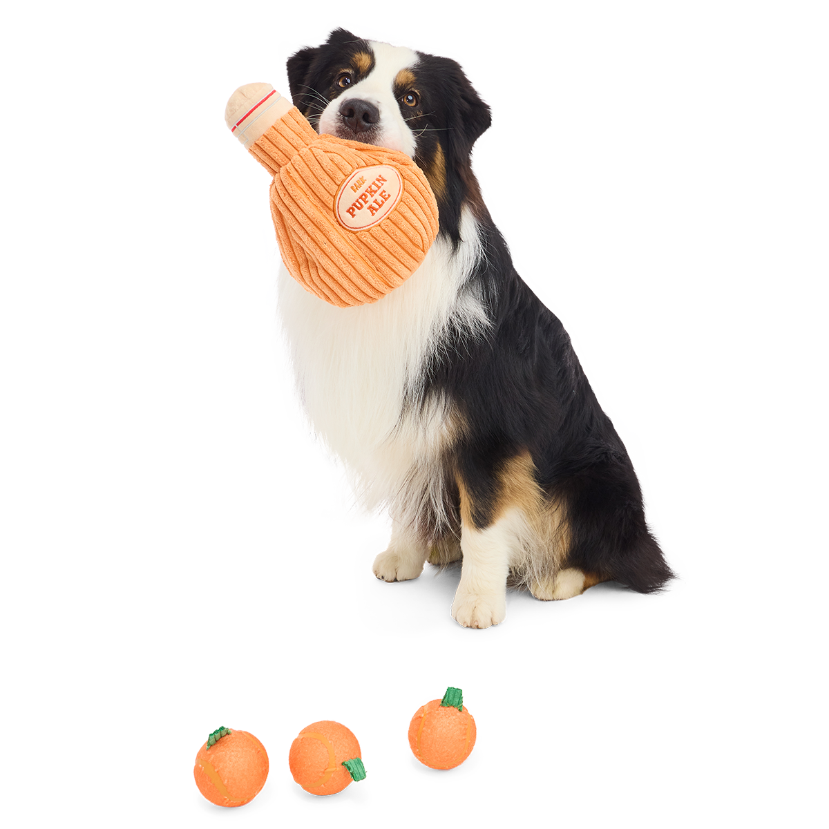 Pupkin Ale Growler Plush Multi-Part + Fetch + Enrichment Dog Toy