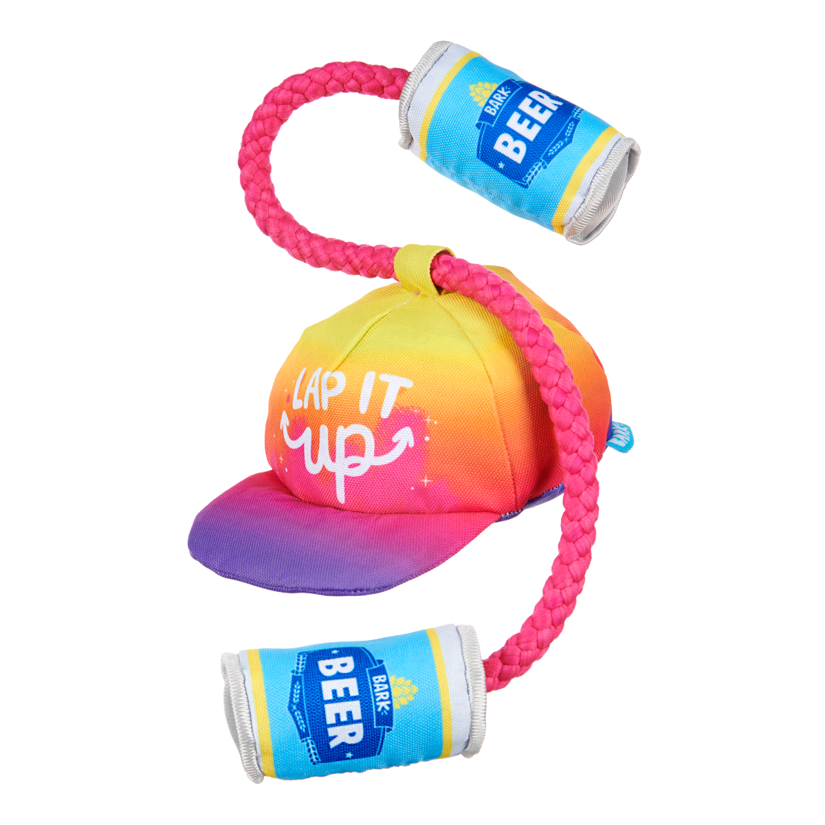 Chug n' Tug Hat Plush Dog Toy