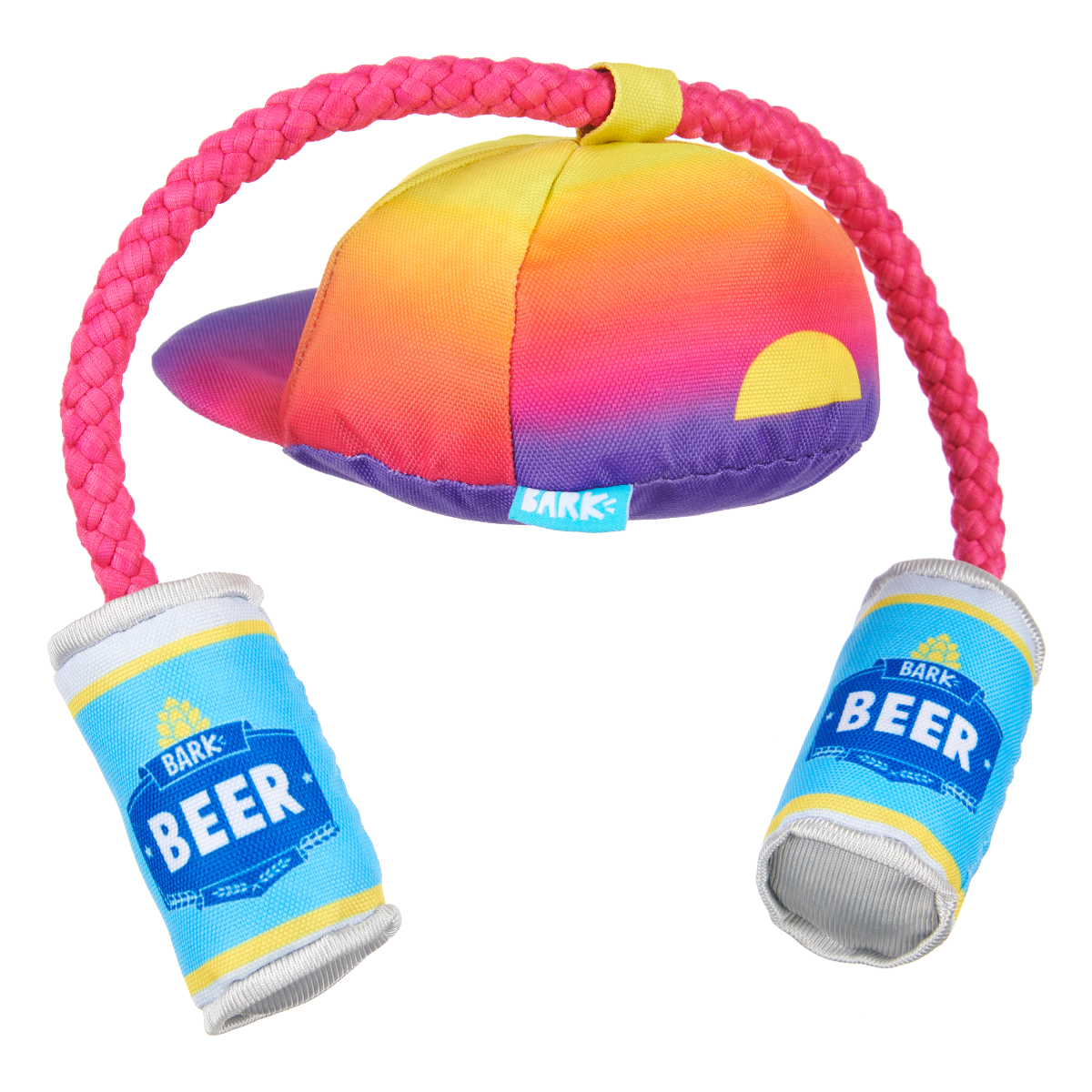 Chug n' Tug Hat Plush Dog Toy
