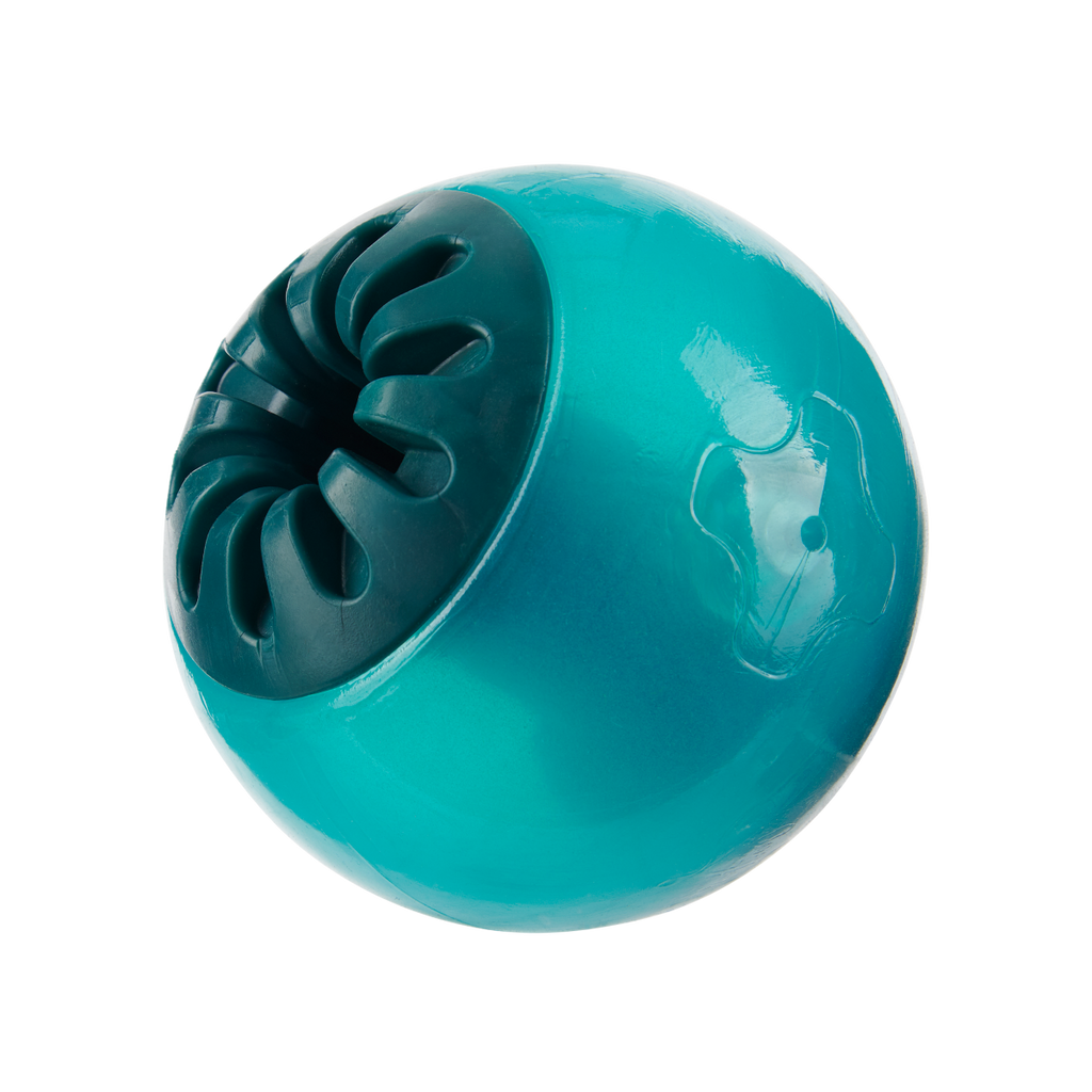 Teal Vortex Durable Super Chewer Enrichment + Fetch Dog Toy – BARK
