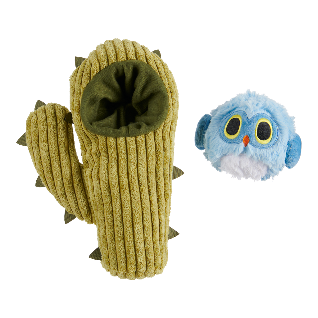 Saguaro Sammy Plush Multi-Part + Tug Dog Toy – BARK