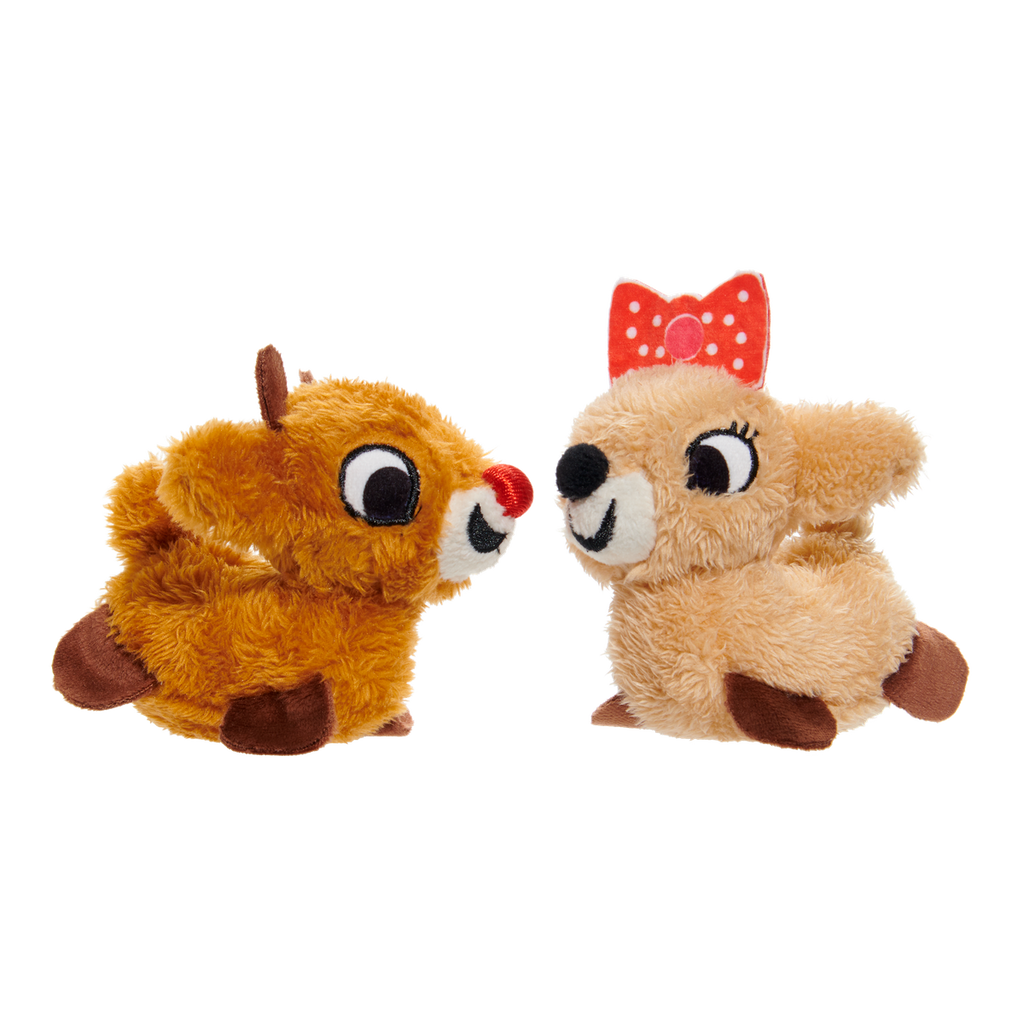 Rudolph® & Clarice™ Plush Multi-Part Dog Toy – BARK