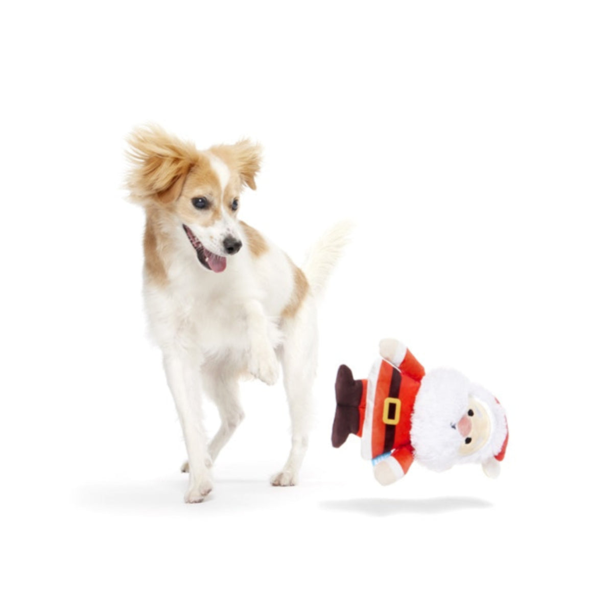 Santa Gnaws Plush Dog Toy
