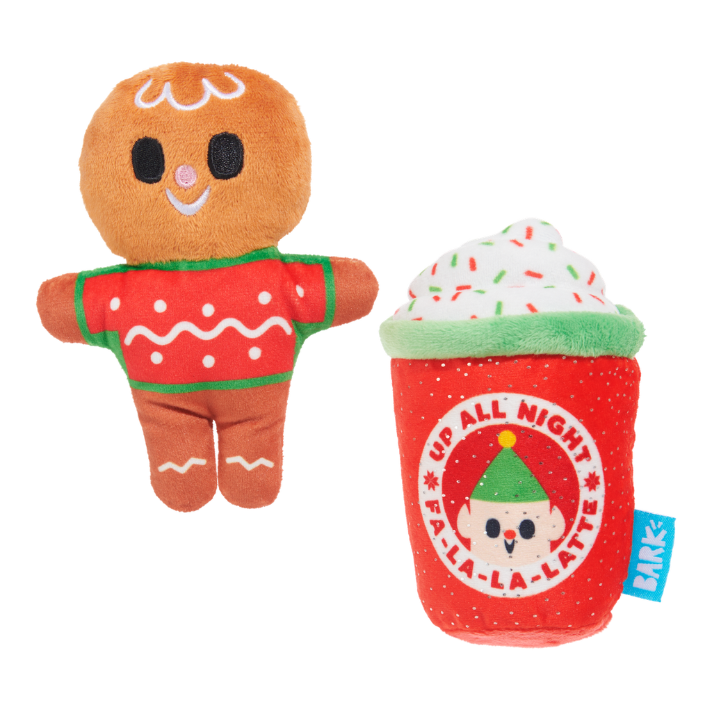 Ginger Brew Crew Plush Multi-Part Dog Toy – BARK