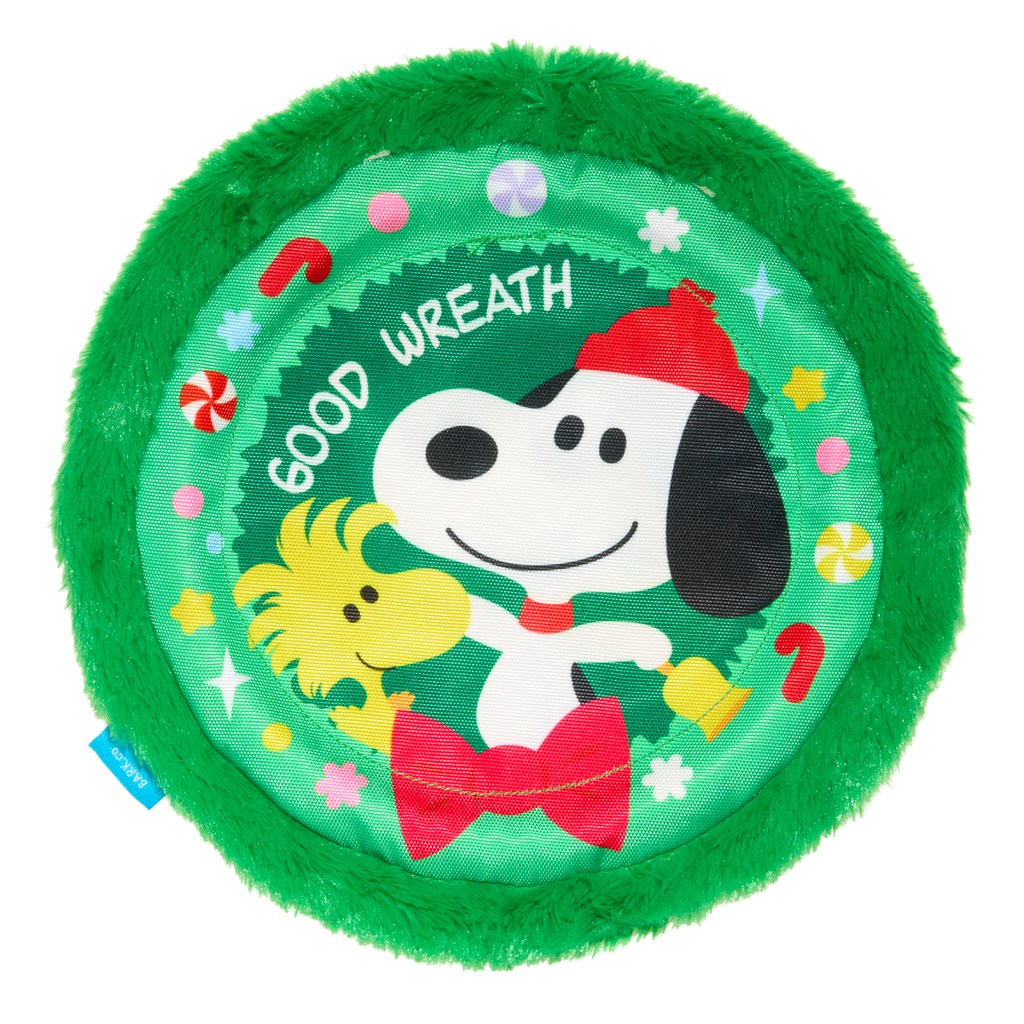 Disc The Halls Plush Fetch Dog Toy – BARK