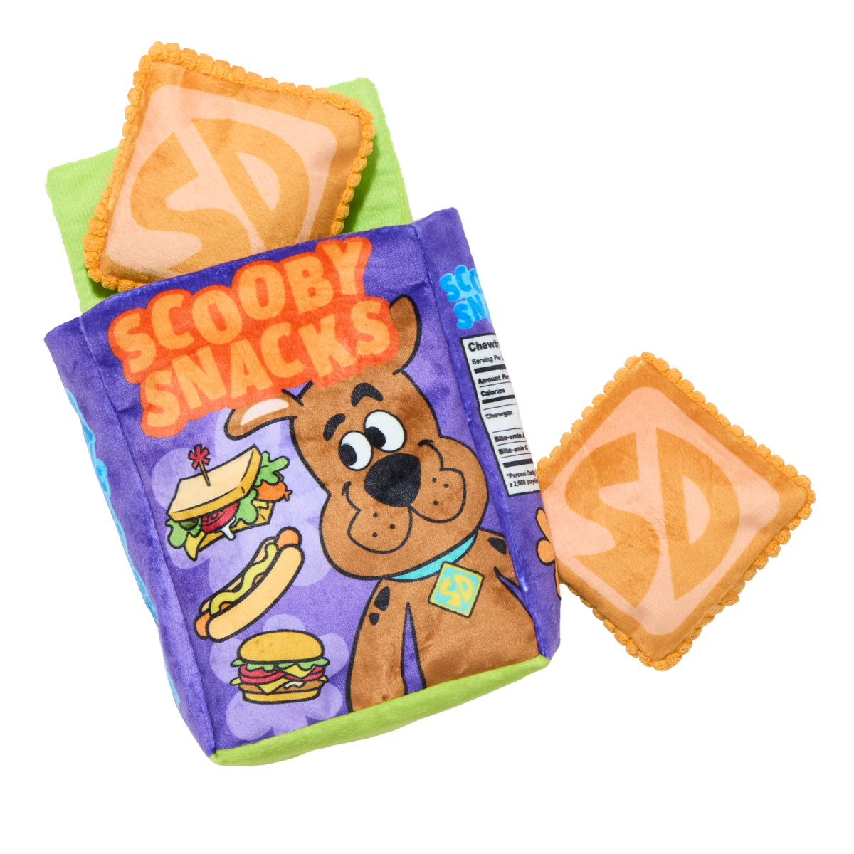 Squeakin' Scooby Snacks™ Plush Multi-Part Enrichment Dog Toy