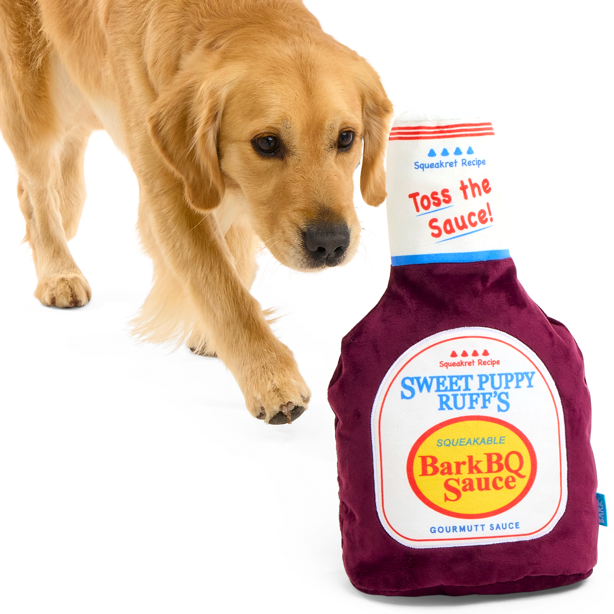 Big Dog BarkBQ Sauce Plush Extra-Large Dog Toy